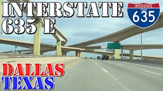 I-635 East - LBJ Freeway - Dallas - Texas - 4K Highway Drive