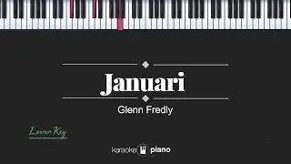 Januari (LOWER KEY) Glenn Fredly (KARAOKE PIANO)