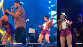 MARAISA DANÇANDO COM JHON AMPLIFICADO EM SHOW  MACAE RJ  MAIARA E MARAISA