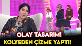 AYŞENUR BALCI'DAN OLAY KOMBİN! KOLYEDEN ÇİZME YAPTI! | İşte Benim stilim