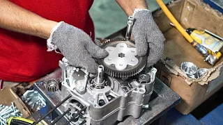 How 70cc Motorcycle Engines are Assembled