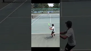 The best possible shot in tennis