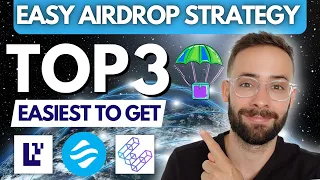 Top 3 EASIEST Crypto Airdrops to Farm in 2024