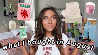 WHAT I BOUGHT DURING AUGUST HAUL | plants, home, jewelry + more!