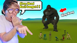 BANG CUPU BATTLE KINGKONG VS SEMUA SIRENHEAD MENANG SIAPA (Gmod)