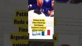 France Fans Start Petition to Reply World Cup Final vs. Messi, Argentina over 2 mistakes by referee!