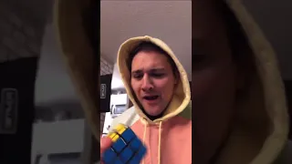 The first guy to solve a Rubik’s cube