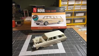 AMT 1963 Chevy Nova II Station Wagon Unboxing