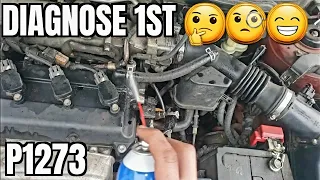 Nissan Altima P1273 Diagnosis and Fix How to Check Air Fuel Ratio Sensor O2 oxygen Sensor 1 Bank 1