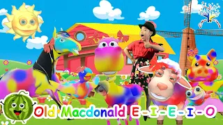 Old MacDonald Had A Farm E-I-E-I-O || Let's Dance!!  || Kids Songs and Nursery Rhymes || EduFam ~