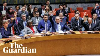 UN security council passes Gaza ceasefire resolution with no US veto