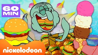 Bob Esponja | ¡Maratón de DELICIOSA comida de "Bob Esponja"! 😋 | Nickelodeon en Español
