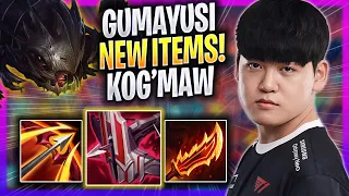 GUMAYUSI TRIES KOG'MAW WITH NEW ITEMS! - T1 Gumayusi Plays Kog'maw ADC vs Lucian! | Season 2023