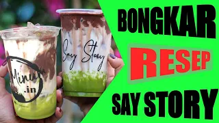 Bongkar Resep Minuman Signature Say St**y berikut HPP nya