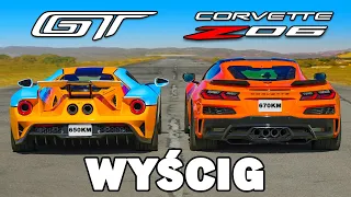 WYŚCIG: Ford GT vs Corvette Z06