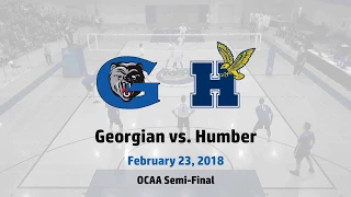 Georgian MVB vs Humber - OCAA Semi-Final - Feb 23, 2018