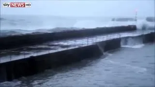 Mousehole Battered By Waves