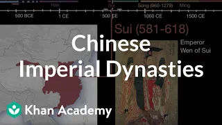 Chinese Imperial Dynasties | World History | Khan Academy