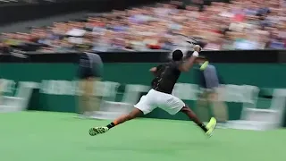 Gael Monfils 25 Impossible Sprints That Shocked The Tennis World (Super Speed)