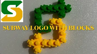 Blocks for kids|Subway logo with blocks|building blocks creativity #buildingblocks#logos #logodesign