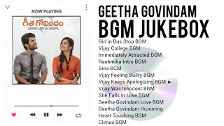 Geetha Govindam - BGM Jukebox | Vijay Deverakonda | Rashmika Mandanna | Gopi sundar Music