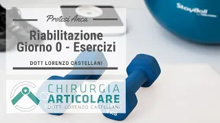 Riabilitazione protesi d'anca e ginocchio: esercizi del giorno zero