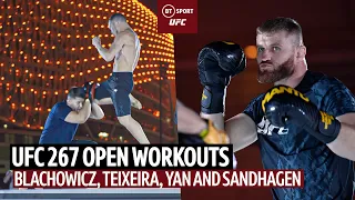 UFC 267 Open Workouts: Yan takes shots at Aljamain Sterling; Blachowicz, Teixeira and Sandhagen spar