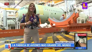 La fabrica de aviones  más grande del mundo y esta en Francia.