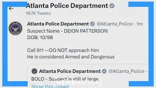 Atlanta shooting: Police release name of suspect still at large | NewsNation Now