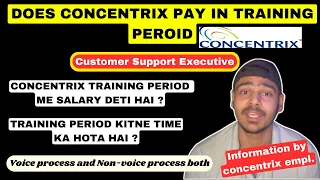 Concentrix training period || Concentrix training period me salary deti hai || Concentrix Gurgaon