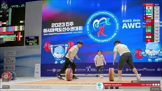 Asian Weightlifting Championships 2023 M 89 kg A