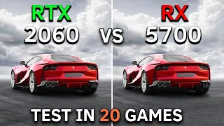 RX 5700 vs RTX 2060 | Test In 20 Games at 1080p | 2023