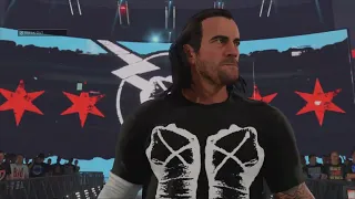 WWE 2K24 Jeff Hardy vs CM Punk