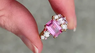 Tourmaline Engagement Ring