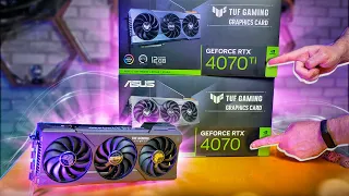 RTX 4070 vs 4070Ti Tuf. Порівняння в "середньому" ПК! Варто задуматись!