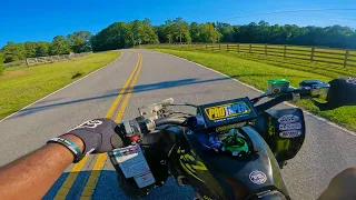 Exploring the Power Lines  (YFZ 450R)