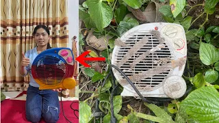 Restoration Old Rusty Fan Heaters | rusty FAN Restore electric fan