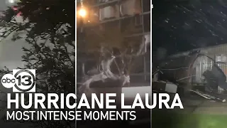 Compilation: Hurricane Laura wrecks Texas-Louisiana border area