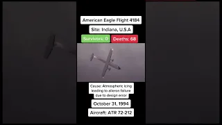 American Eagle Flight 4184 crash on 31st October 1994 #americaneagle #planecrash #aeroplanecrash