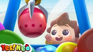 Neo Loves Surprise Egg Vending Machine! | Vehicles Song | Kids Songs | Starhat Neo | Yes! Neo