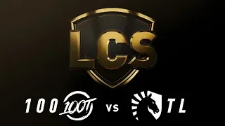 100 vs. TL - Week 2 Day 1 | LCS Spring Split | 100 Thieves vs. Team Liquid (2019)