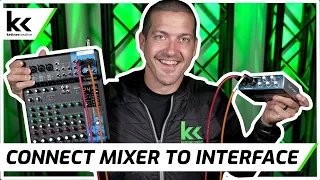 How To Connect Audio Mixer To Audio Interface