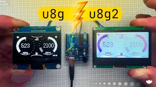 U8g vs. U8g2 Arduino Graphics Libraries (Tutorial - OLED and LCD screens with Arduino UNO)