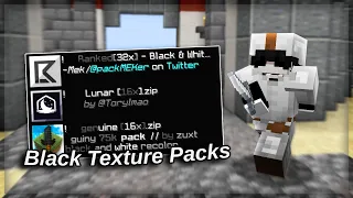 The BEST Black Texture Packs for Minecraft PVP (Bedwars/Skywars + 1.8.9)
