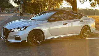 2020 Nissan Altima SR Before and After Chrome Delete!!!