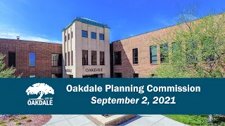 Oakdale Planning Commission Meeting - September 2, 2021