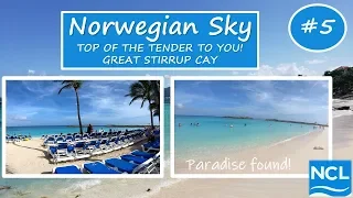 NCL Sky Caribbean Cruise Vlog # 5 - Great Stirrup Cay!
