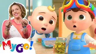 Shapes In My Lunch Box | Kids Songs with CoComelon Nursery Rhymes | MyGo! Sign Language For Kids