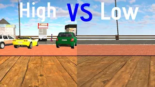 Low Graphics VS High Graphics I Driving School Sim 2020