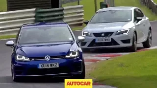 Volkswagen Golf R versus Seat Leon Cupra 280 - which is fastest?